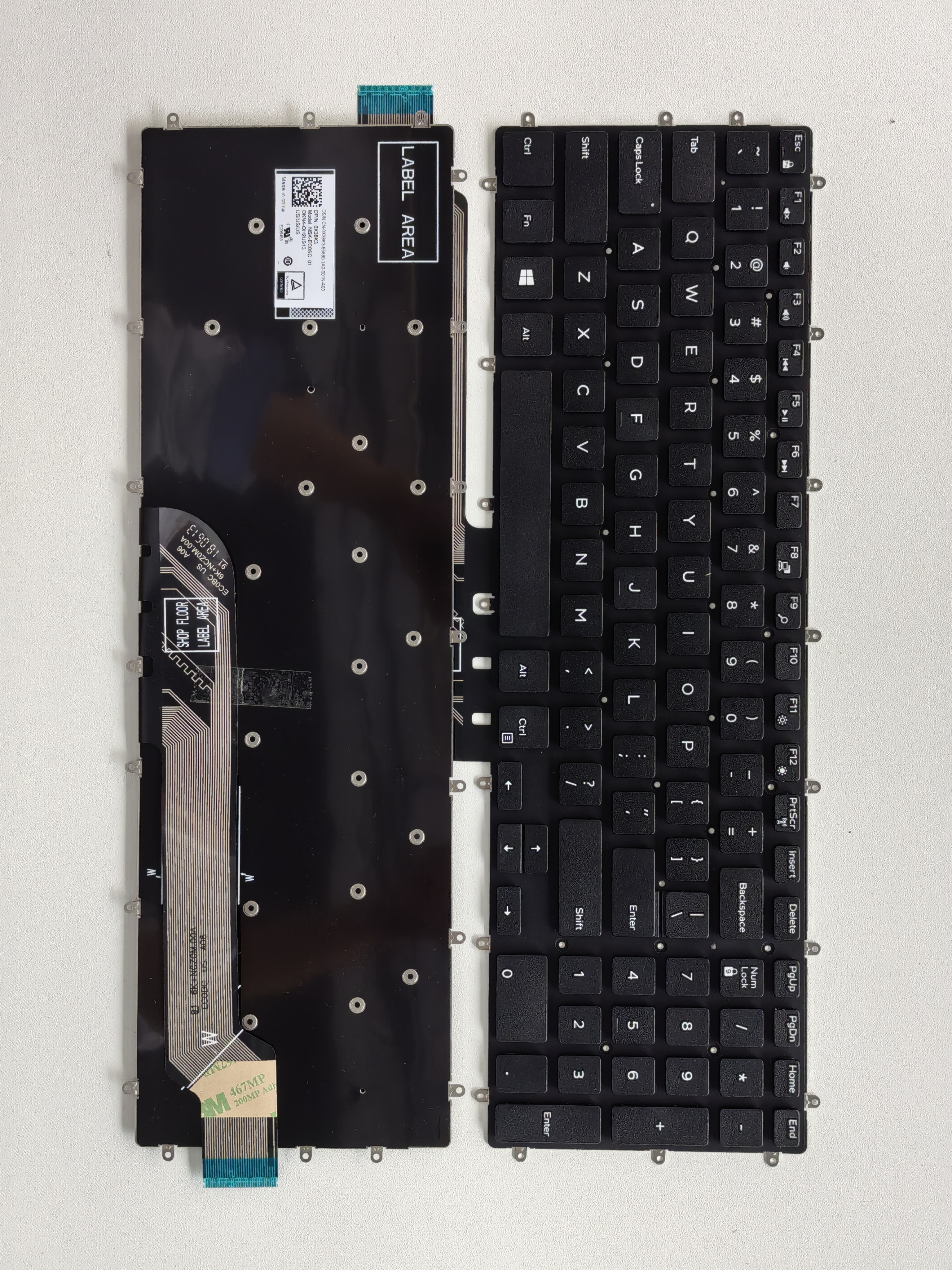 Picture of New Replacement Laptop Keyboard For DELL 7566 BLACK US Layout